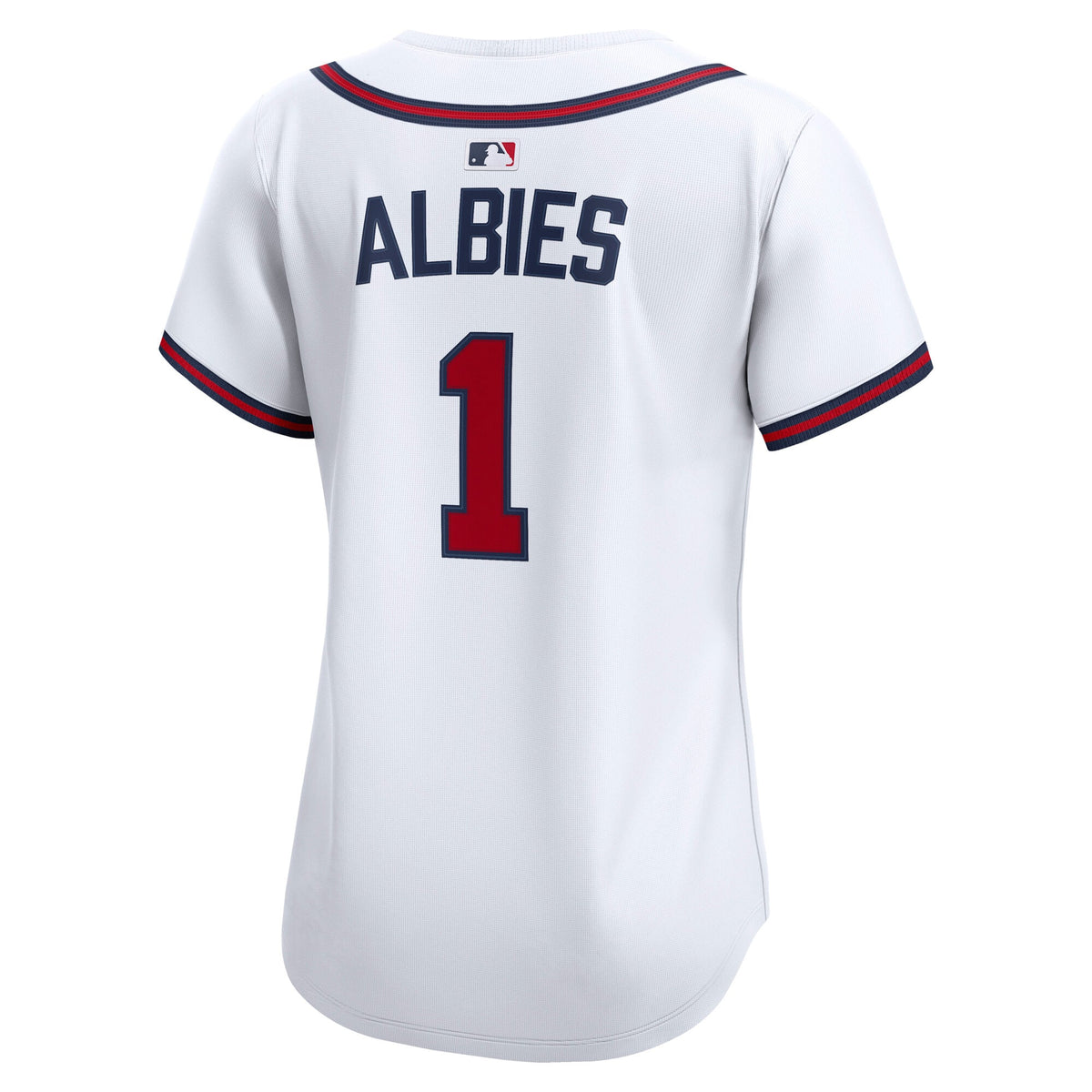 Women's Atlanta Braves Ozzie Albies Nike White Home Limited Player Jersey