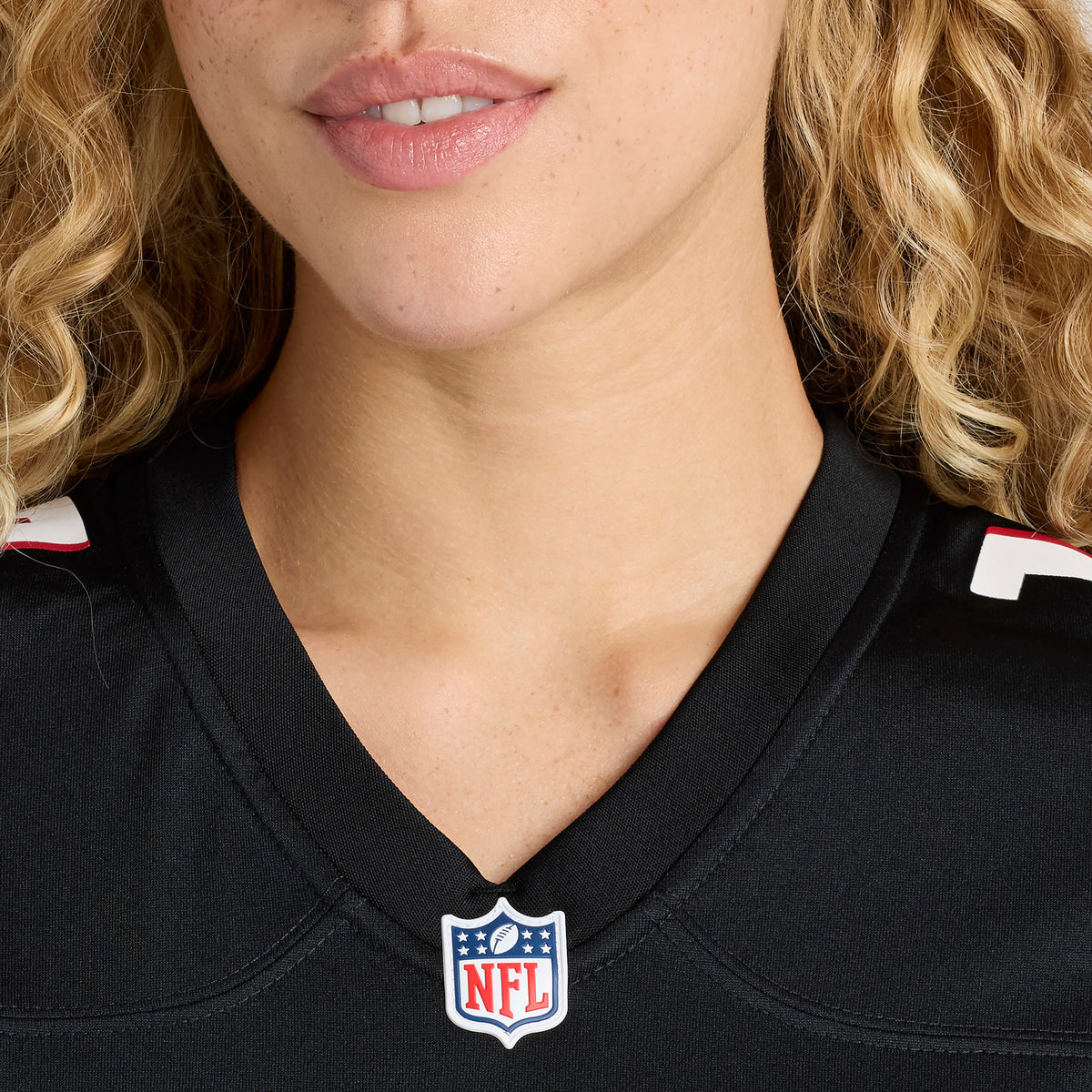 Women's Atlanta Falcons Drake London Nike Black Player Game Jersey