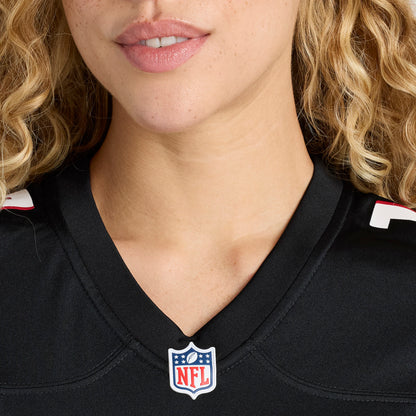 Women's Atlanta Falcons Drake London Nike Black Player Game Jersey