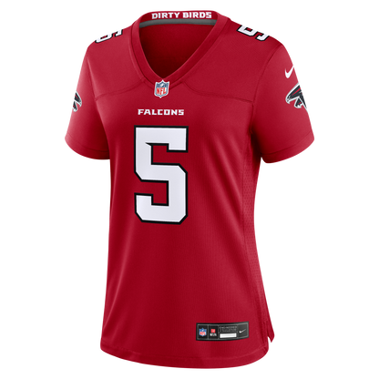 Women's Atlanta Falcons Drake London Nike Red Game Jersey