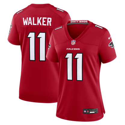 Women's Atlanta Falcons Jalon Walker Nike Red Game Jersey