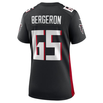 Women's Atlanta Falcons Matthew Bergeron Nike Black Team Game Jersey