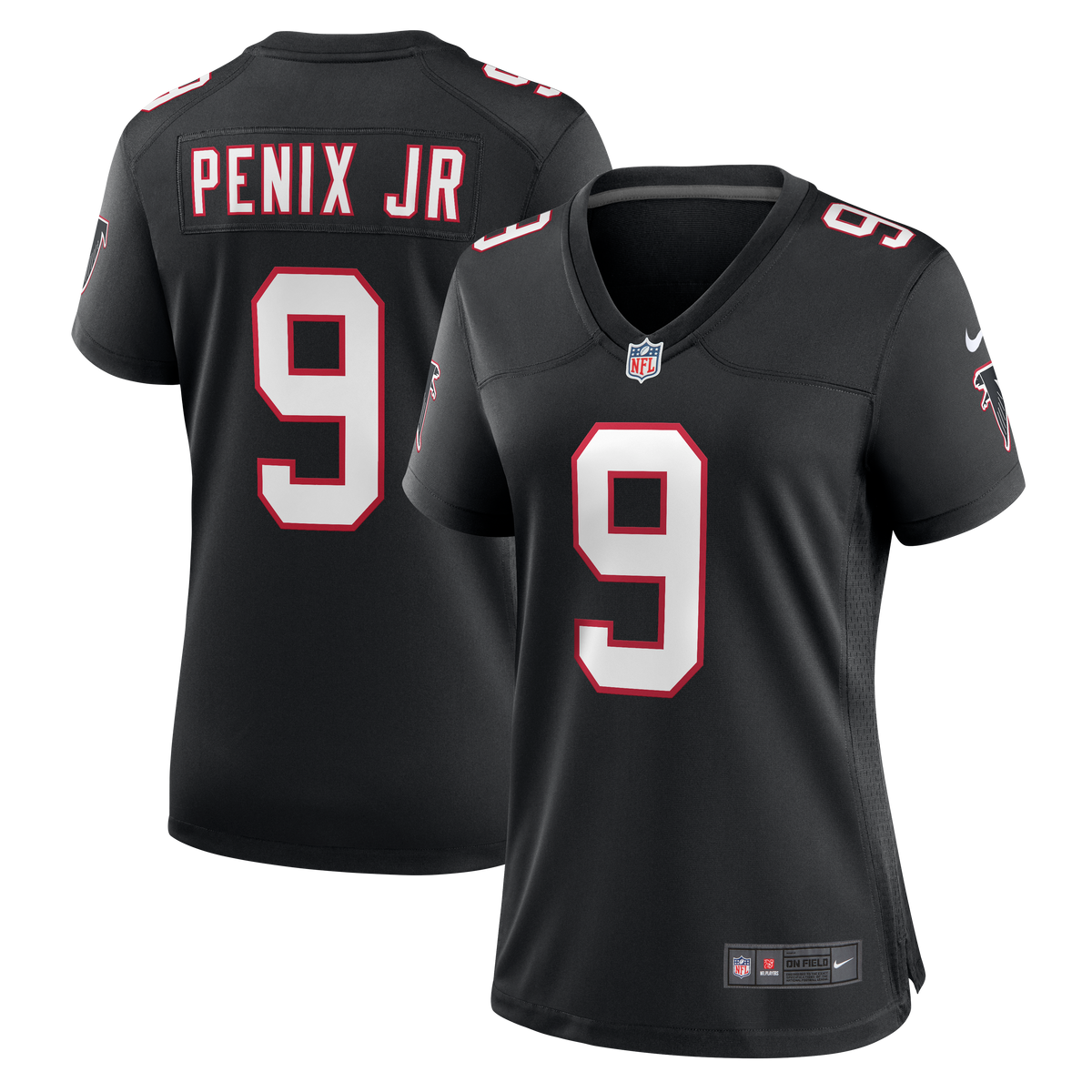 Women's Atlanta Falcons Michael Penix Jr. Nike Black Alternate Game Jersey