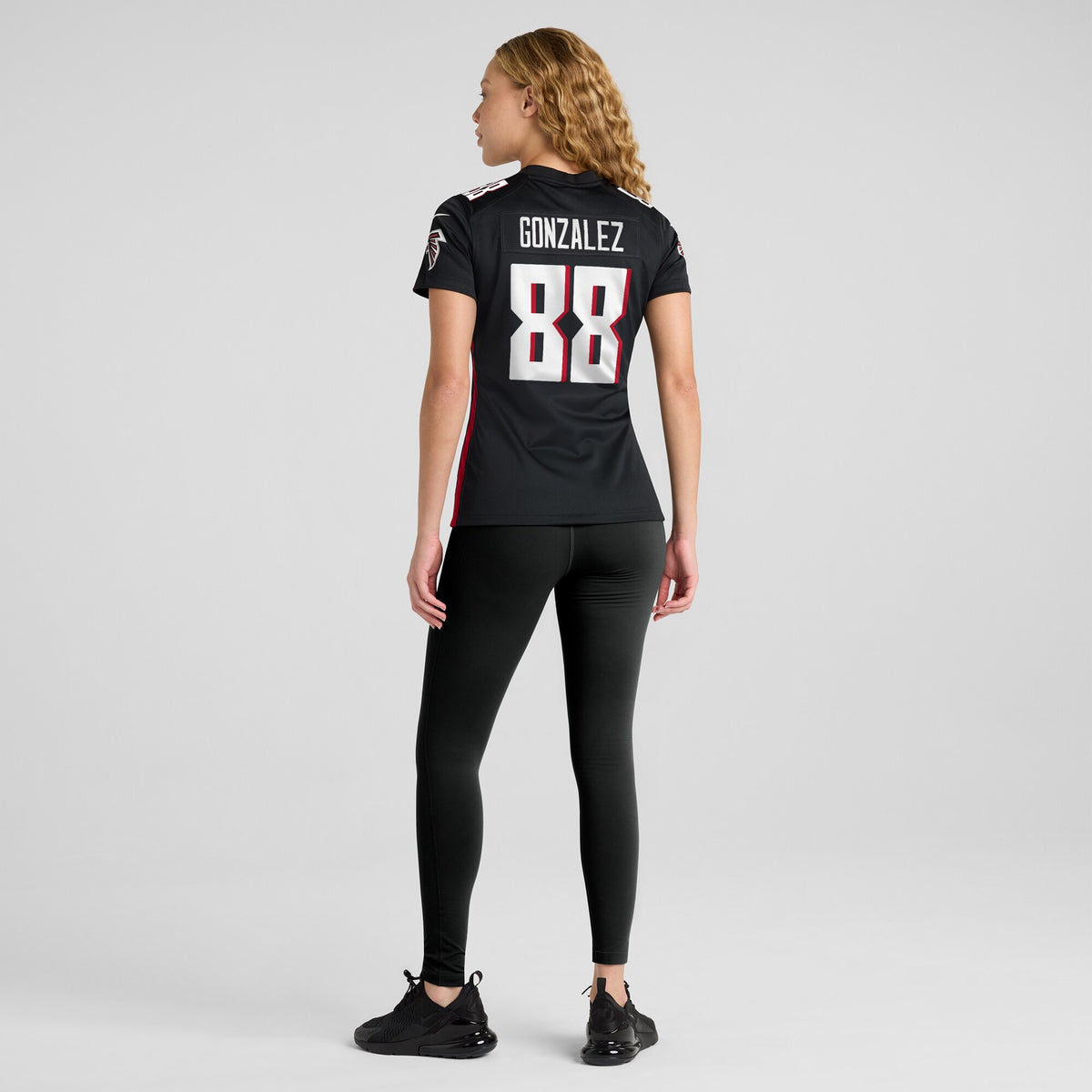 Women's Atlanta Falcons Tony Gonzalez Nike Black Game Retired Player Jersey
