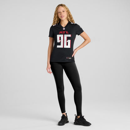 Women's Atlanta Falcons Zach Harrison Nike Black Team Game Jersey