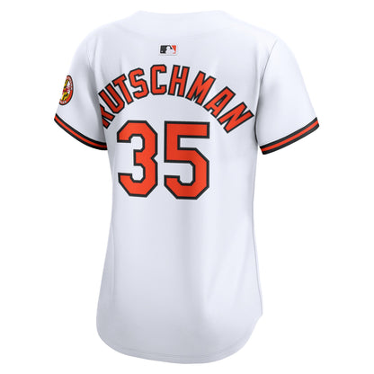Women's Baltimore Orioles Adley Rutschman Nike White Home Limited Player Jersey