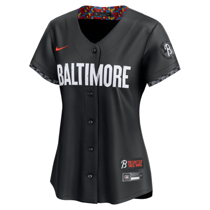 Women's Baltimore Orioles Nike Black City Connect Limited Jersey