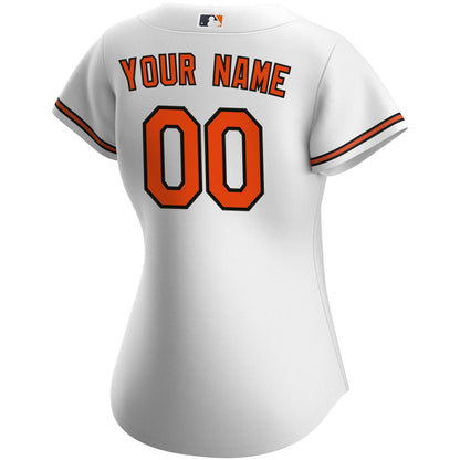 Women's Baltimore Orioles Nike White Home Replica Custom Jersey