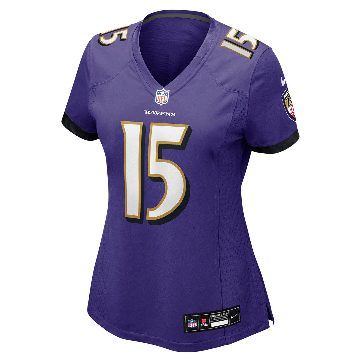 Women's Baltimore Ravens Cooper Rush Nike Purple Team Game Jersey
