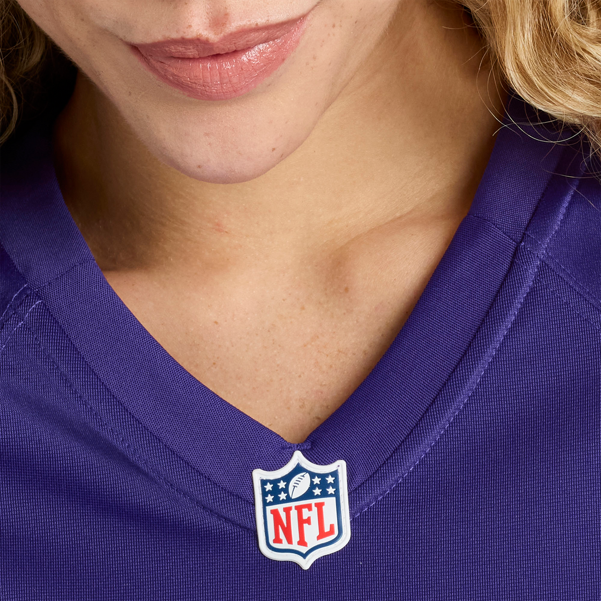 Women's Baltimore Ravens Cornelius Johnson Nike Purple Team Game Jersey