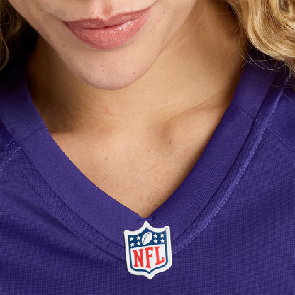 Women's Baltimore Ravens Cornelius Johnson Nike Purple Team Game Jersey