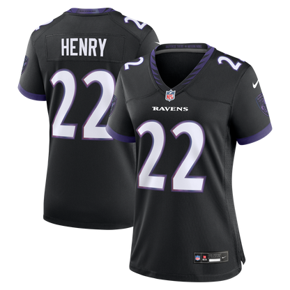 Women's Baltimore Ravens Derrick Henry Nike Black Alternate Game Jersey
