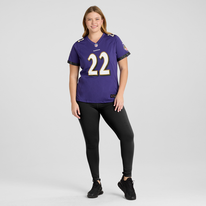 Women's Baltimore Ravens Derrick Henry Nike Purple Game Player Jersey