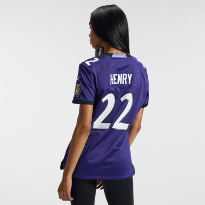Women's Baltimore Ravens Derrick Henry Nike Purple Team Game Jersey