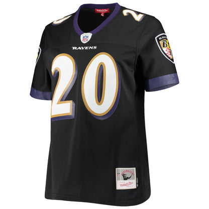 Women's Baltimore Ravens Ed Reed Mitchell & Ness Black Legacy Replica Team Jersey