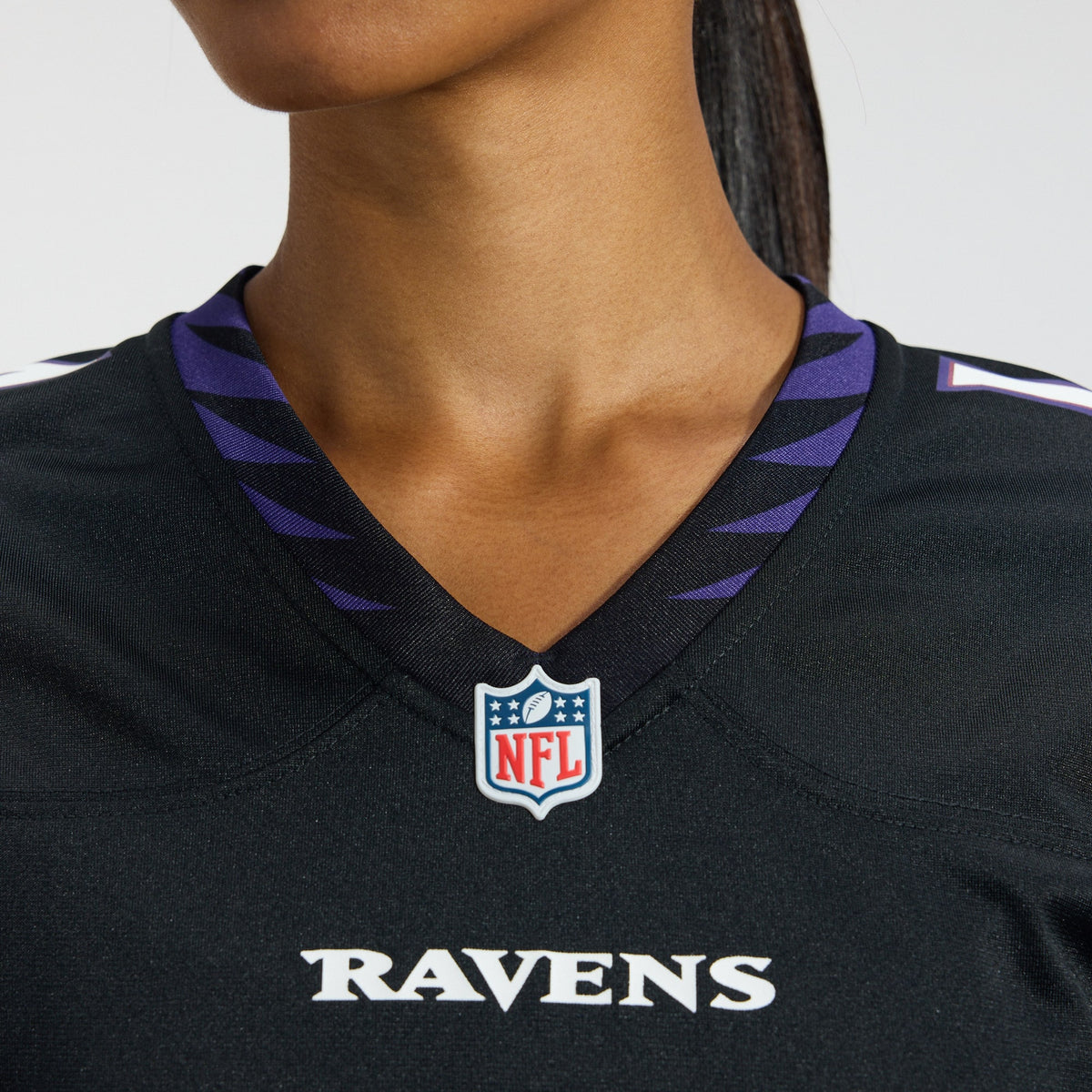 Women's Baltimore Ravens Kyle Hamilton Nike Black Alternate Game Jersey