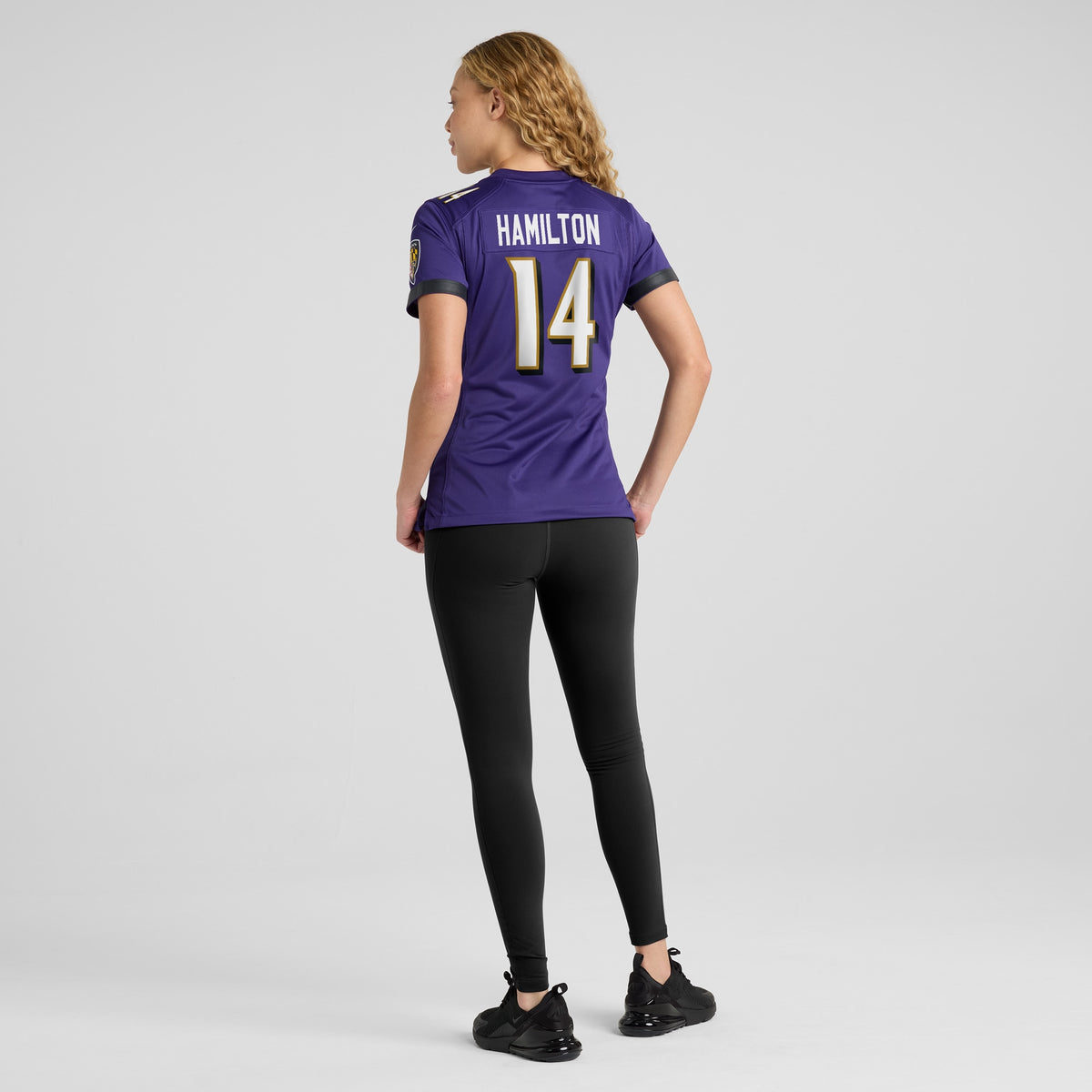 Women's Baltimore Ravens Kyle Hamilton Nike Purple Player Game Jersey