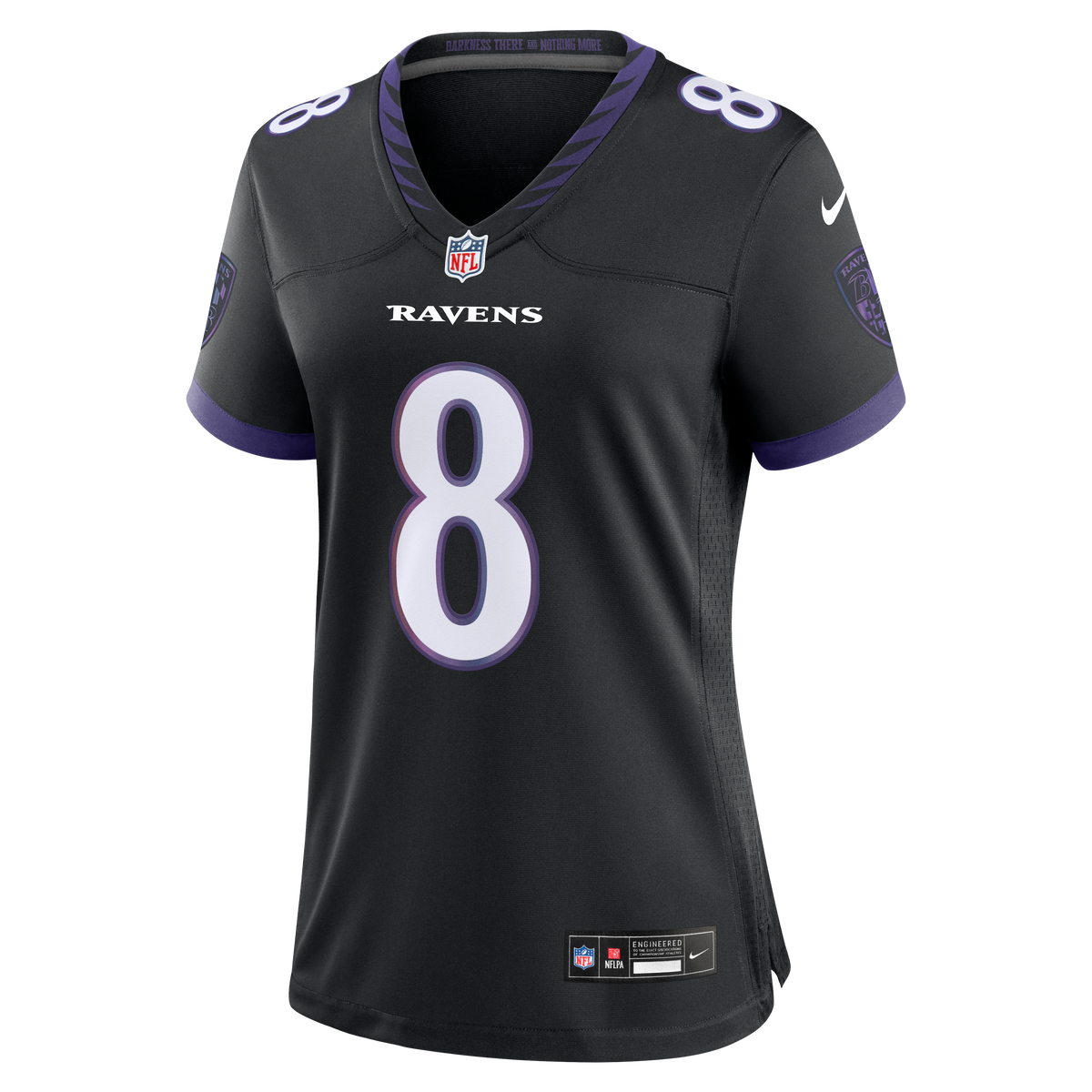 Women's Baltimore Ravens Lamar Jackson Nike Black Alternate Game Jersey