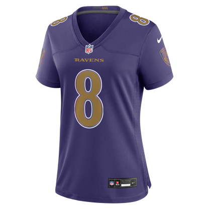 Women's Baltimore Ravens Lamar Jackson Nike Purple Alternate Game Jersey