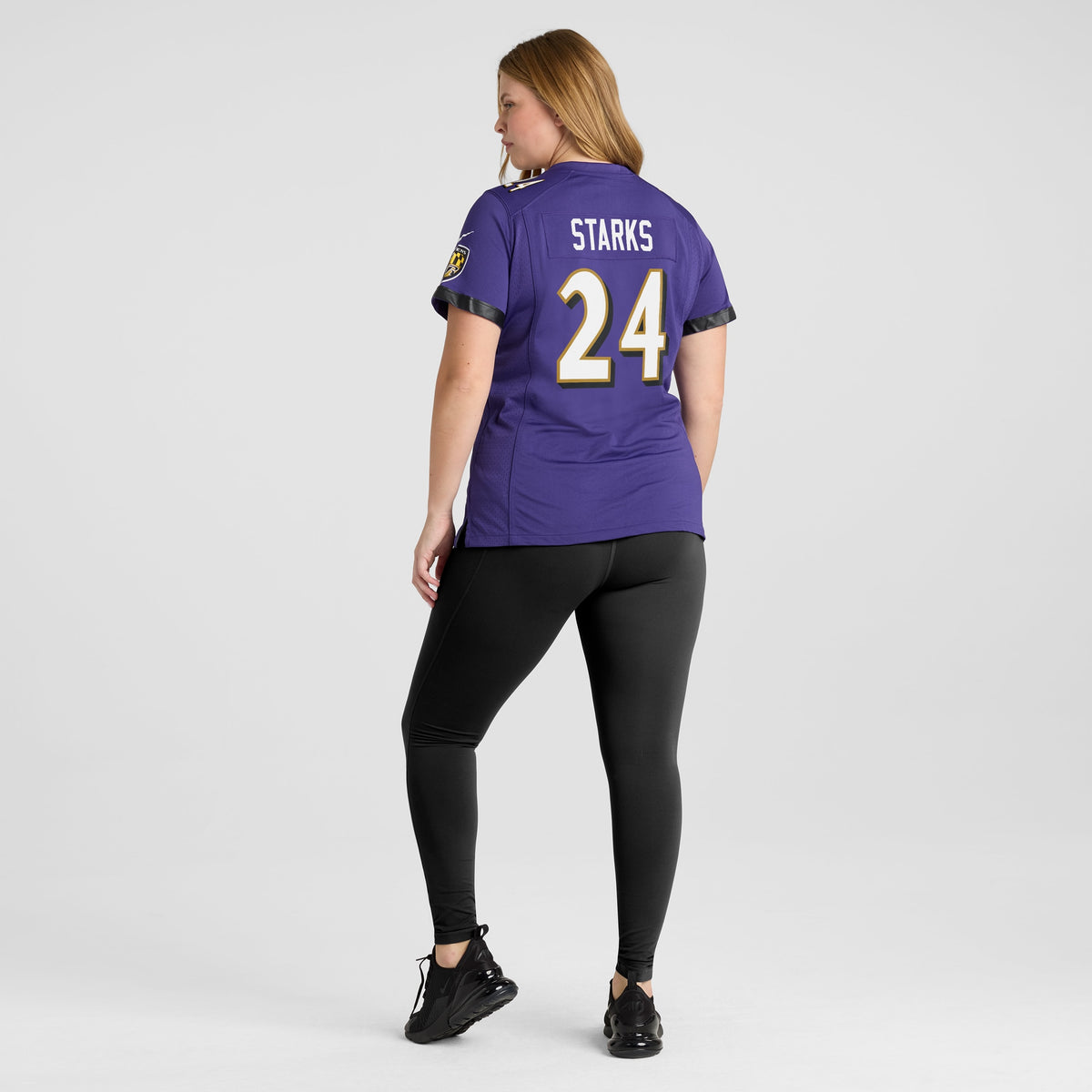 Women's Baltimore Ravens Malaki Starks Nike Purple Team Game Jersey