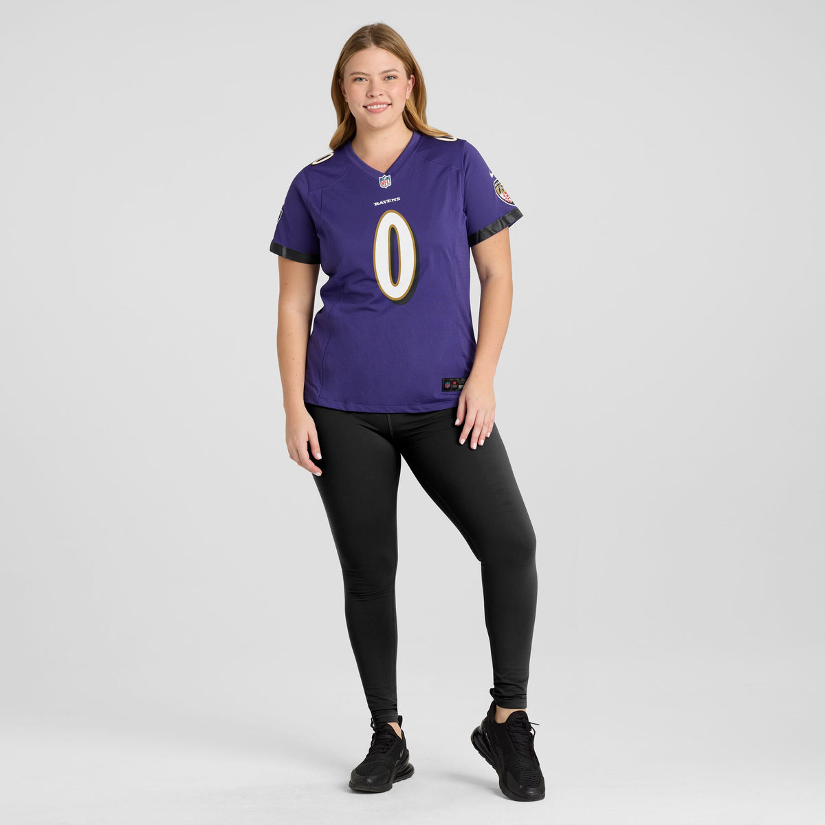 Women's Baltimore Ravens Roquan Smith Nike Purple Team Game Jersey