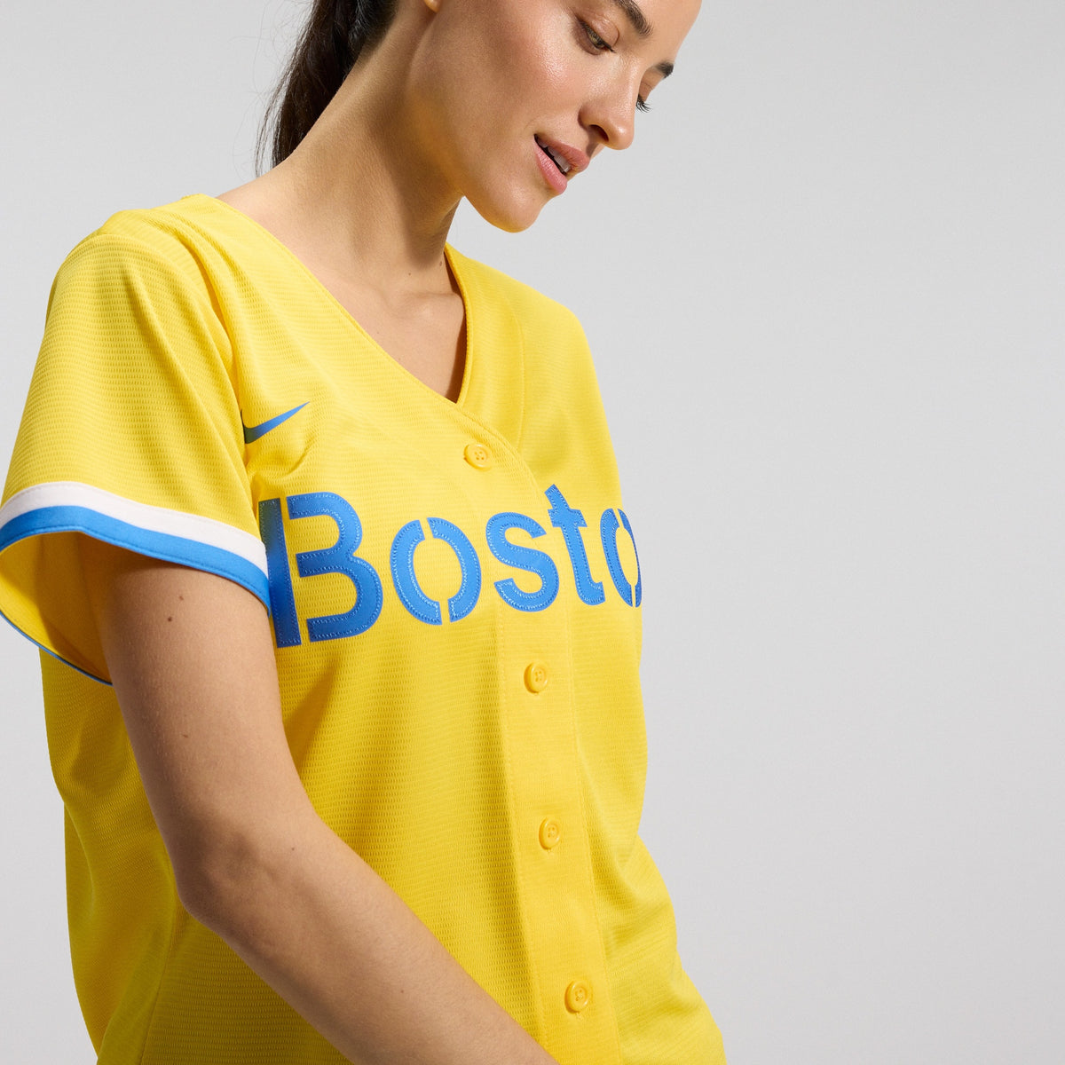 Women's Boston Red Sox David Ortiz Nike Gold City Connect Replica Player Jersey