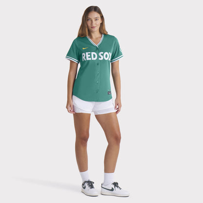 Women's Boston Red Sox Nike Green 2025 City Connect Limited Jersey