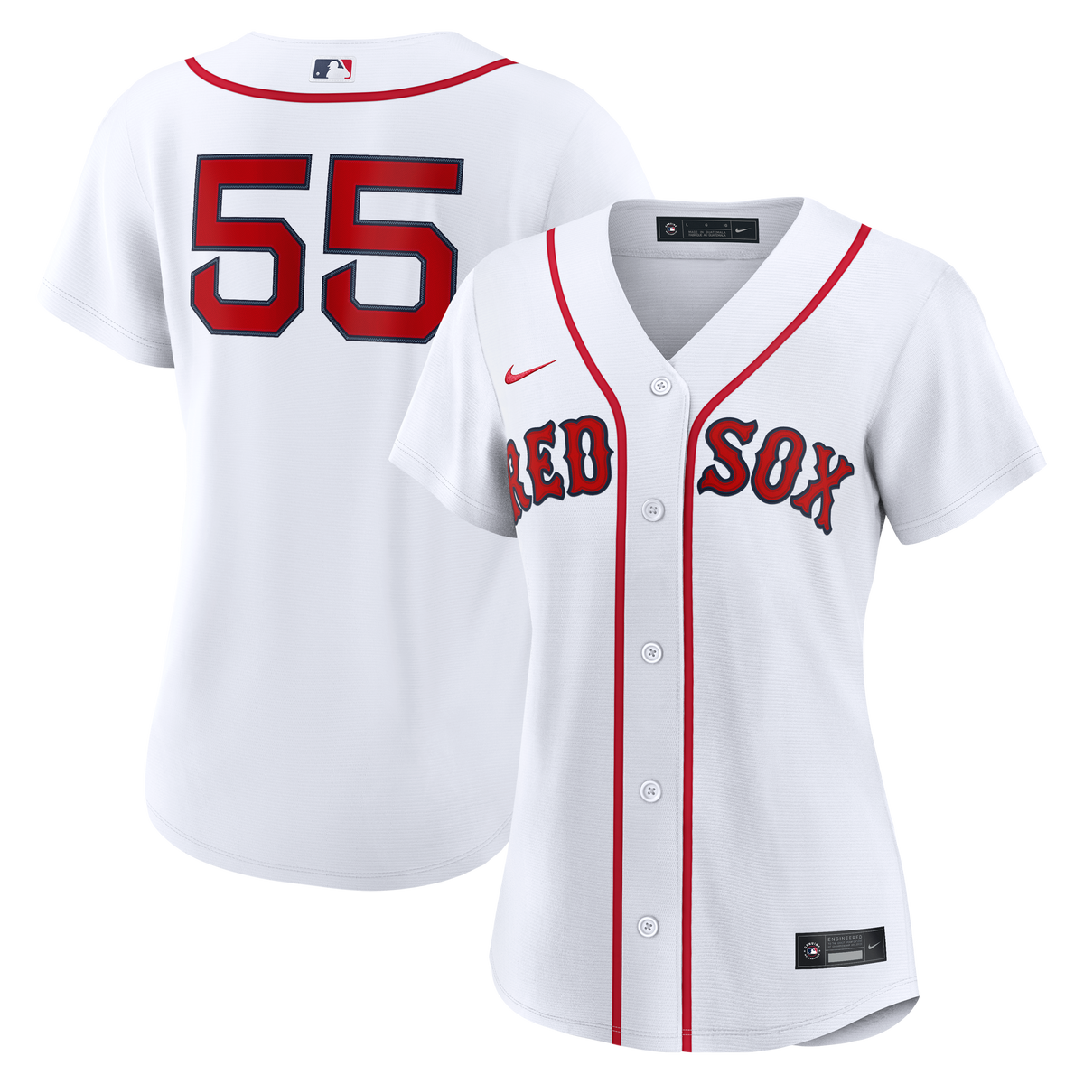 Women's Boston Red Sox Ranger Suí¡rez Nike White Home Replica Jersey