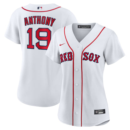 Women's Boston Red Sox Roman Anthony Nike White Home Replica Jersey
