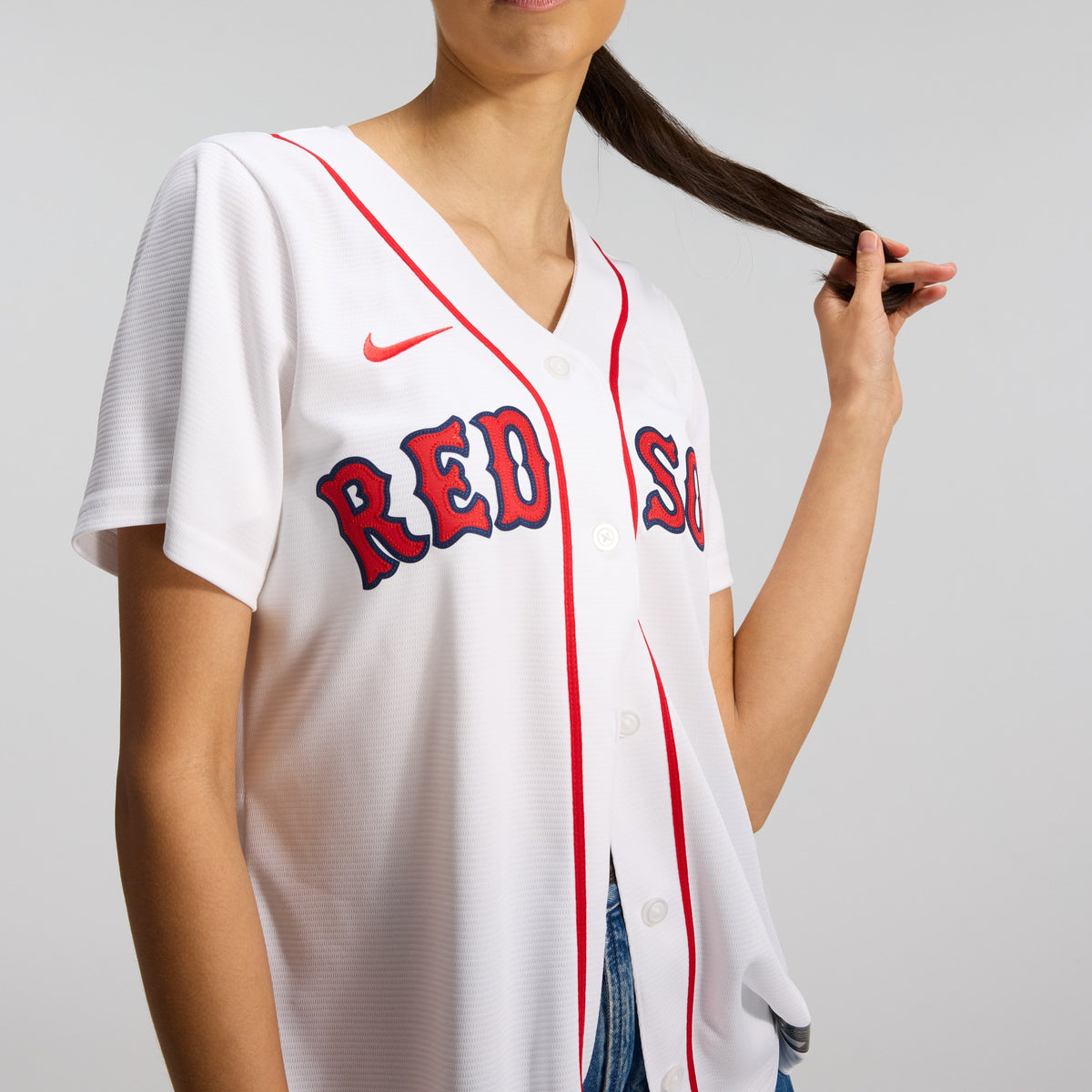 Women's Boston Red Sox Roman Anthony Nike White Home Replica Player Jersey