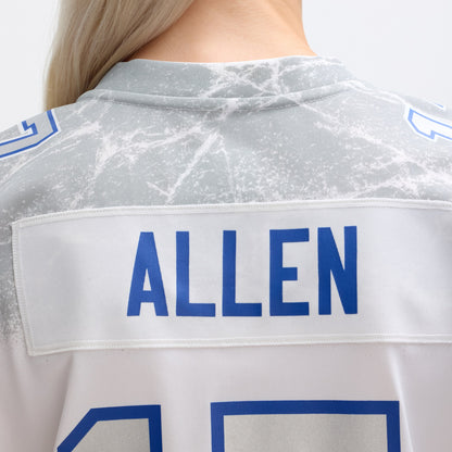 Women's Buffalo Bills Josh Allen Nike White 2025 Rivalries Collection Game Jersey