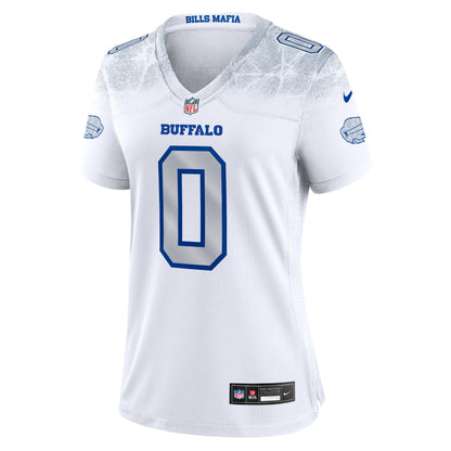 Women's Buffalo Bills Keon Coleman Nike White 2025 Rivalries Collection Game Jersey