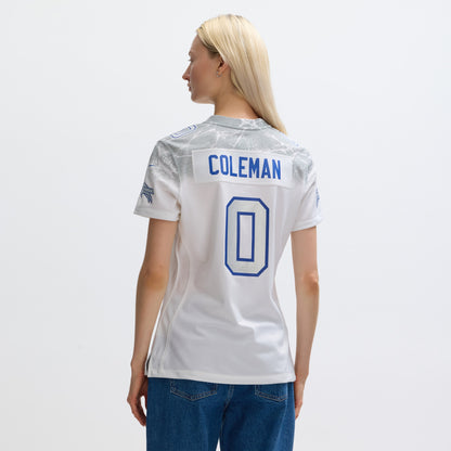 Women's Buffalo Bills Keon Coleman Nike White 2025 Rivalries Collection Game Jersey