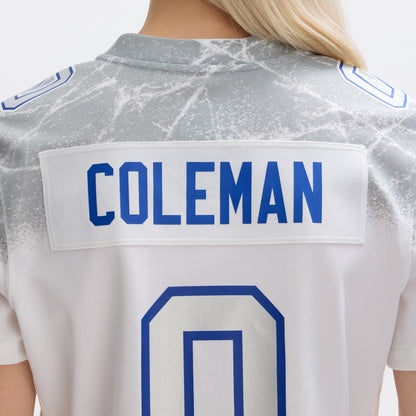 Women's Buffalo Bills Keon Coleman Nike White 2025 Rivalries Collection Game Jersey