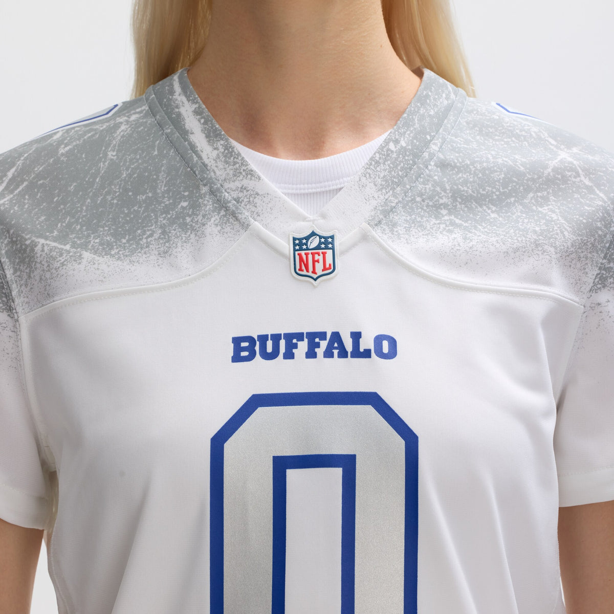 Women's Buffalo Bills Keon Coleman Nike White 2025 Rivalries Collection Game Jersey