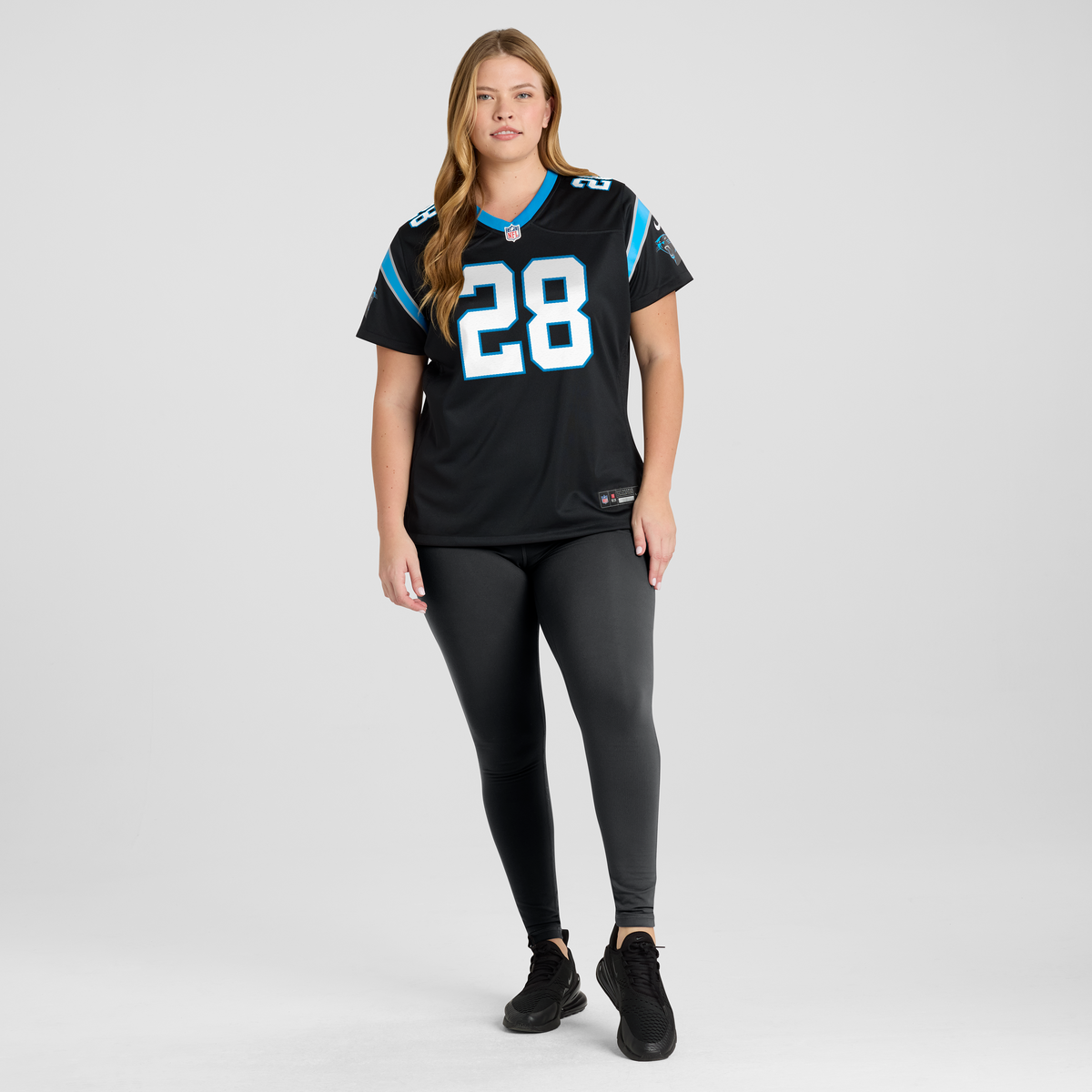Women's Carolina Panthers AJ Dillon Nike Black Team Game Jersey