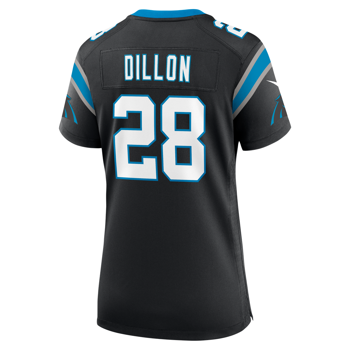 Women's Carolina Panthers AJ Dillon Nike Black Team Game Jersey