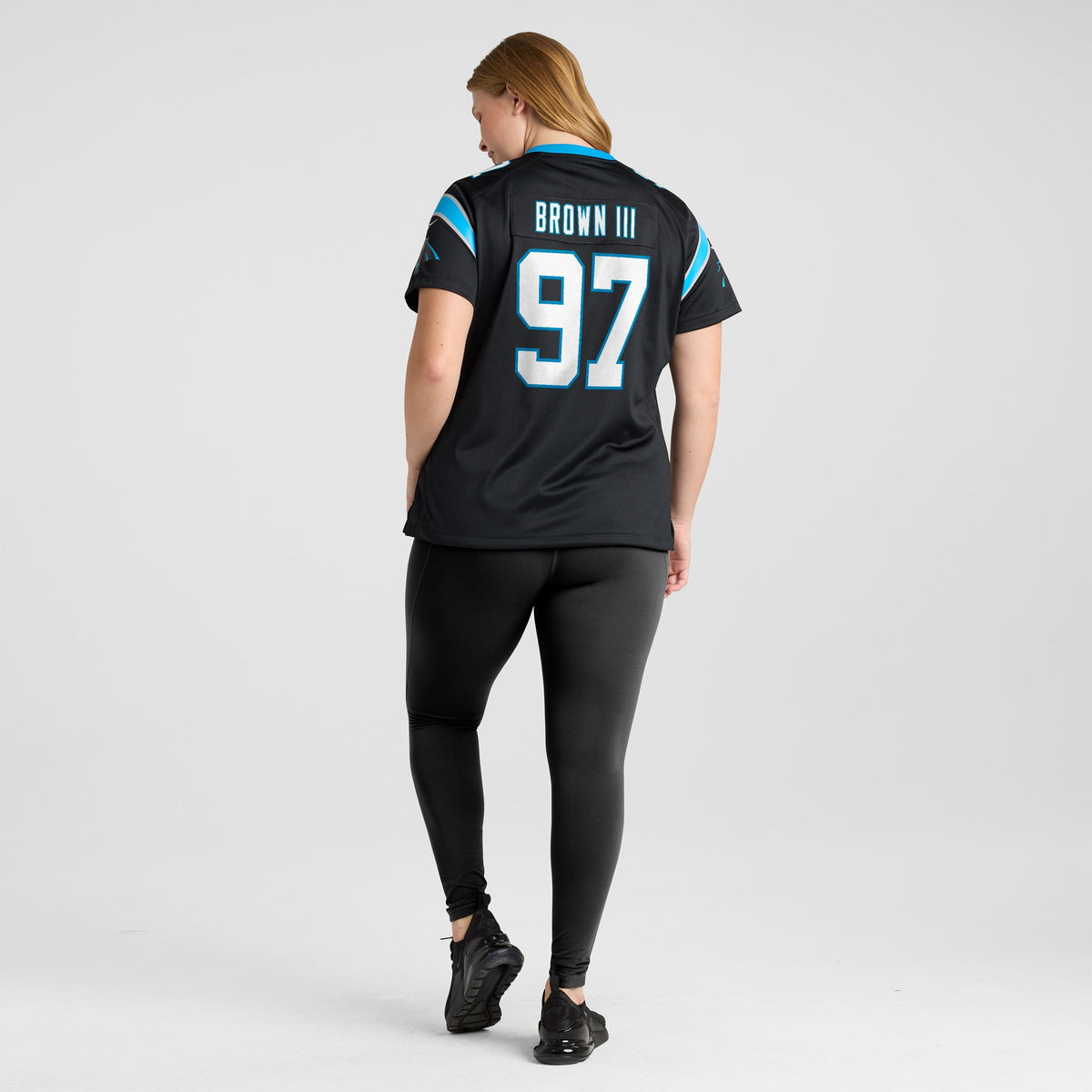 Women's Carolina Panthers Bobby Brown III Nike Black Team Game Jersey
