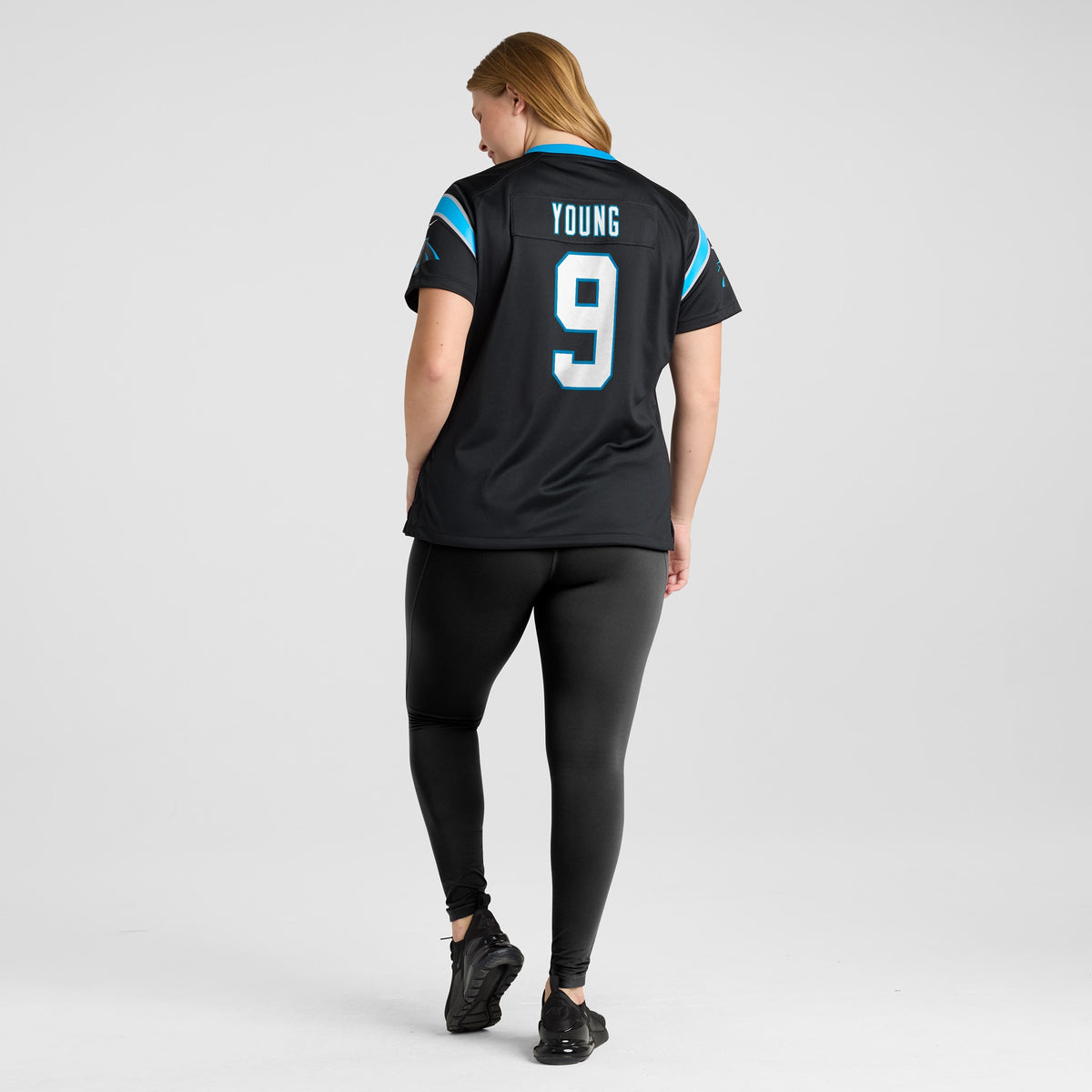 Women's Carolina Panthers Bryce Young Nike Black Team Game Jersey