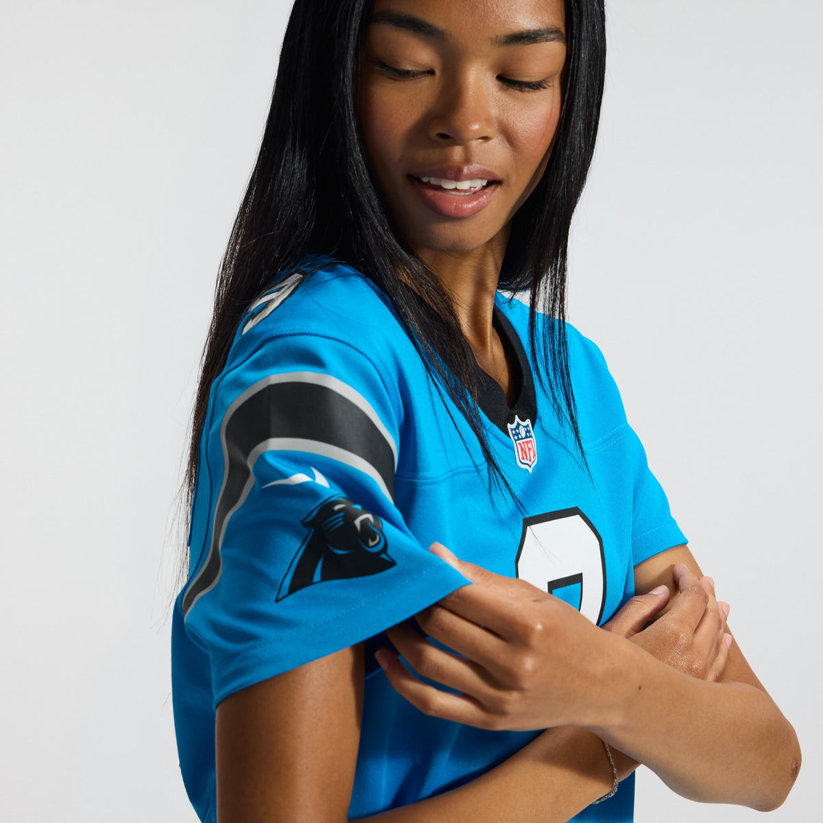 Women's Carolina Panthers Bryce Young Nike Blue Player Jersey