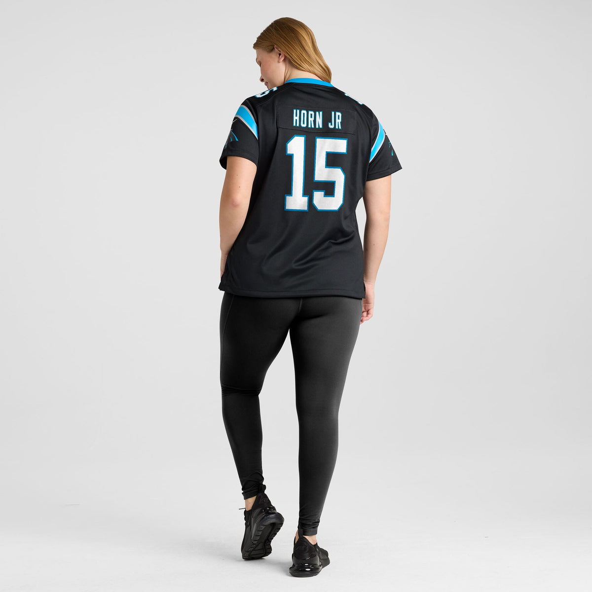 Women's Carolina Panthers Jimmy Horn Jr Nike Black Team Game Jersey