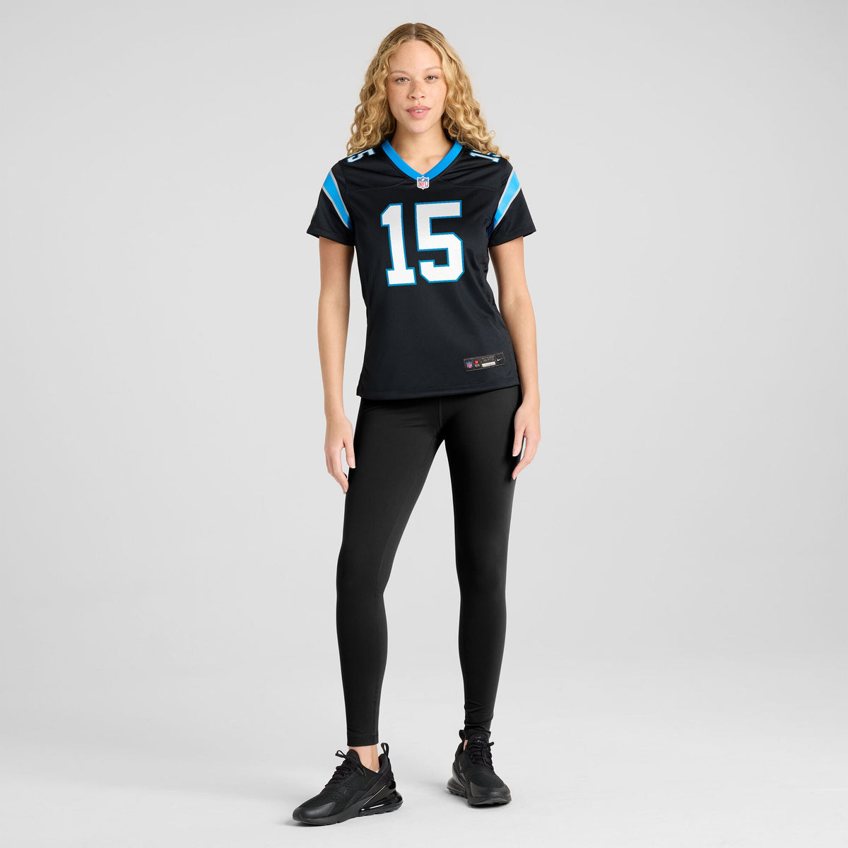 Women's Carolina Panthers Jimmy Horn Jr Nike Black Team Game Jersey