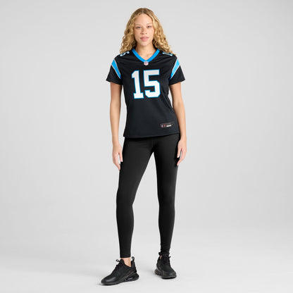 Women's Carolina Panthers Jimmy Horn Jr Nike Black Team Game Jersey