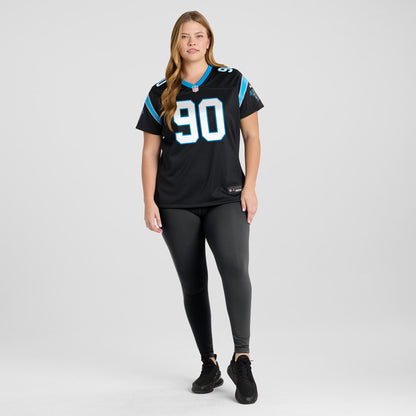 Women's Carolina Panthers Julius Peppers Nike Black Retired Player Game Jersey