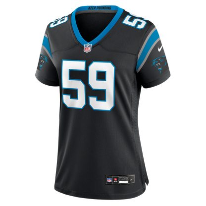 Women's Carolina Panthers Luke Kuechly Nike Black Team Game Jersey
