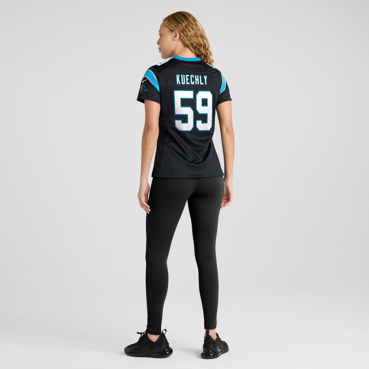 Women's Carolina Panthers Luke Kuechly Nike Black Team Game Jersey