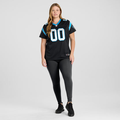 Women's Carolina Panthers Nike Black Custom Game Jersey