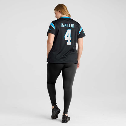 Women's Carolina Panthers Tetairoa McMillan Nike Black Team Game Jersey