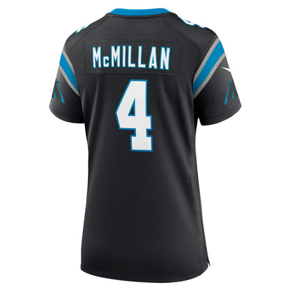 Women's Carolina Panthers Tetairoa McMillan Nike Black Team Game Jersey