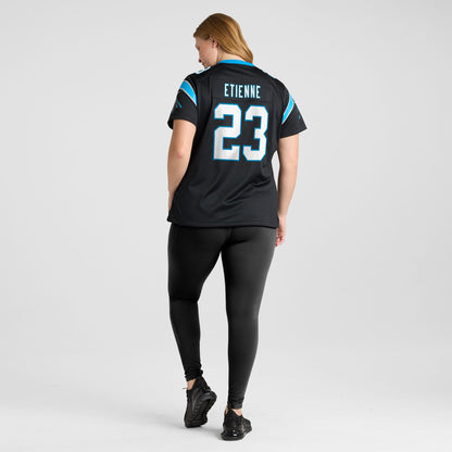Women's Carolina Panthers Trevor Etienne Nike Black Team Game Jersey
